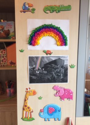 Mein bunter Regenbogen - Gott passt auf uns auf